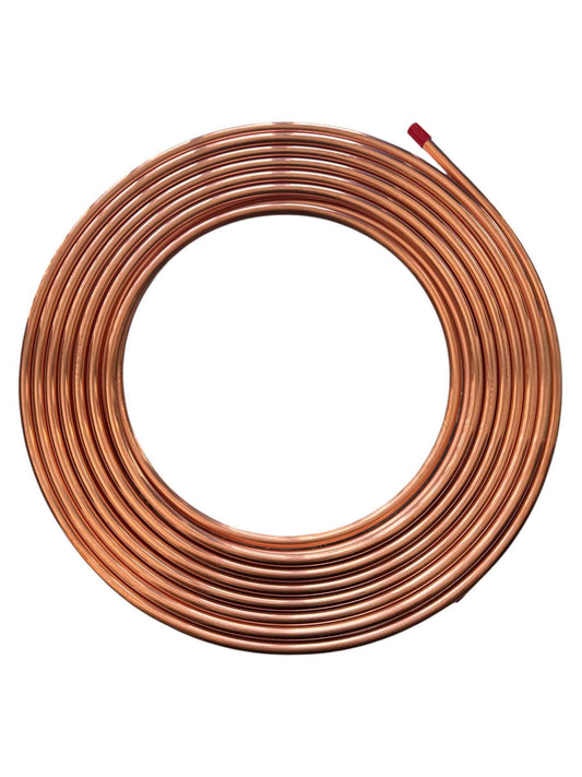 ROLLO TUBO FLEXIBLE COBRE 1/4” x 15.2M