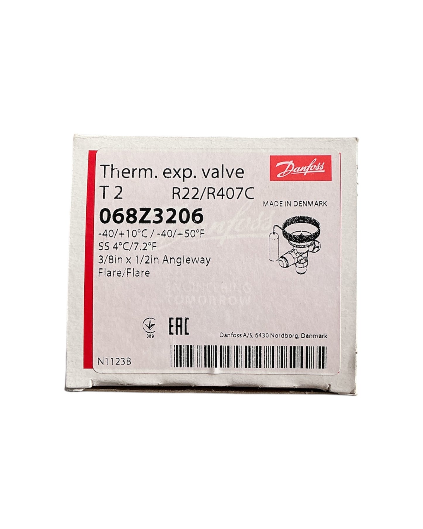 Válvula Expansión Termostática DANFOSS 068Z3206 T2 R22/R407C