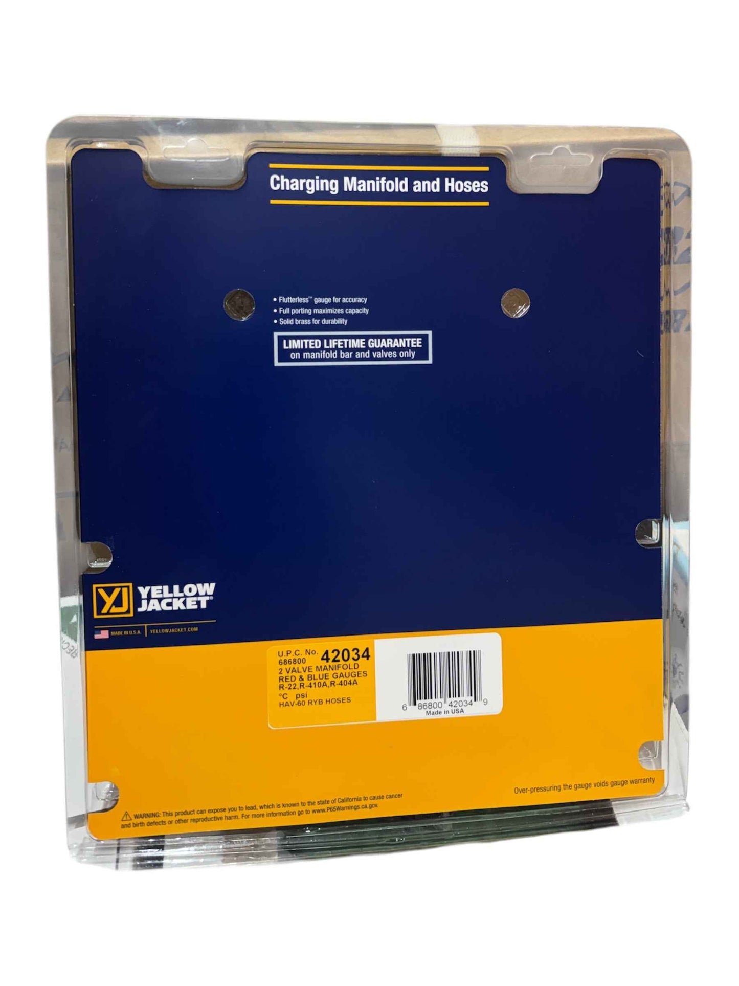 MANIFOLD YELLOW JACKET 42034 R-22, R-410A, R-404A