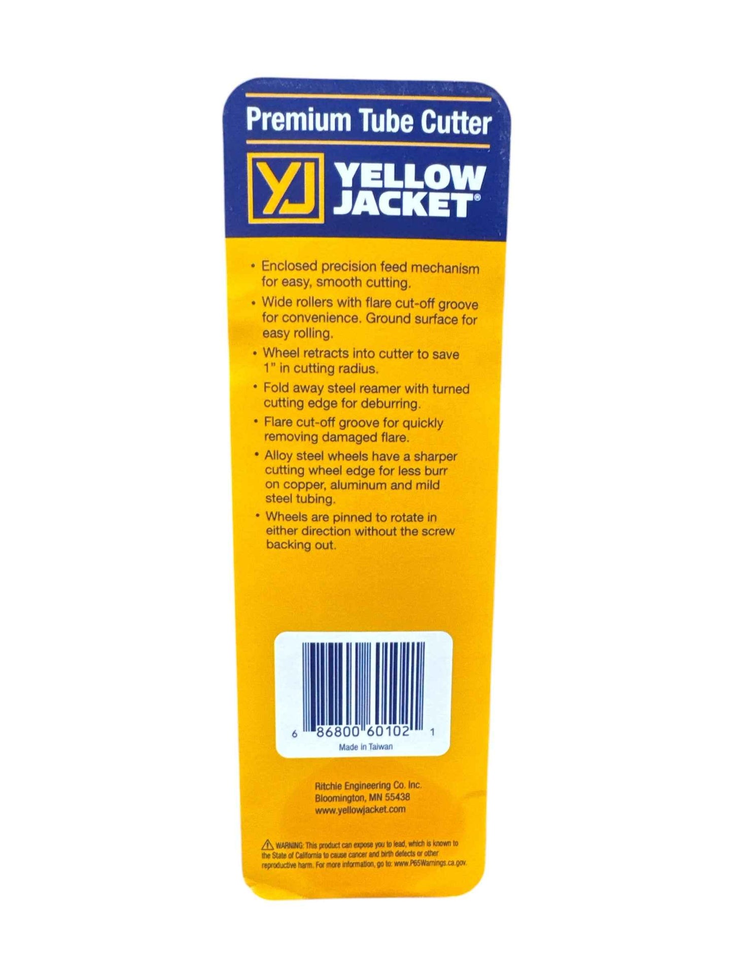 CORTADOR DE TUBOS PREMIUM YELLOW JACKET