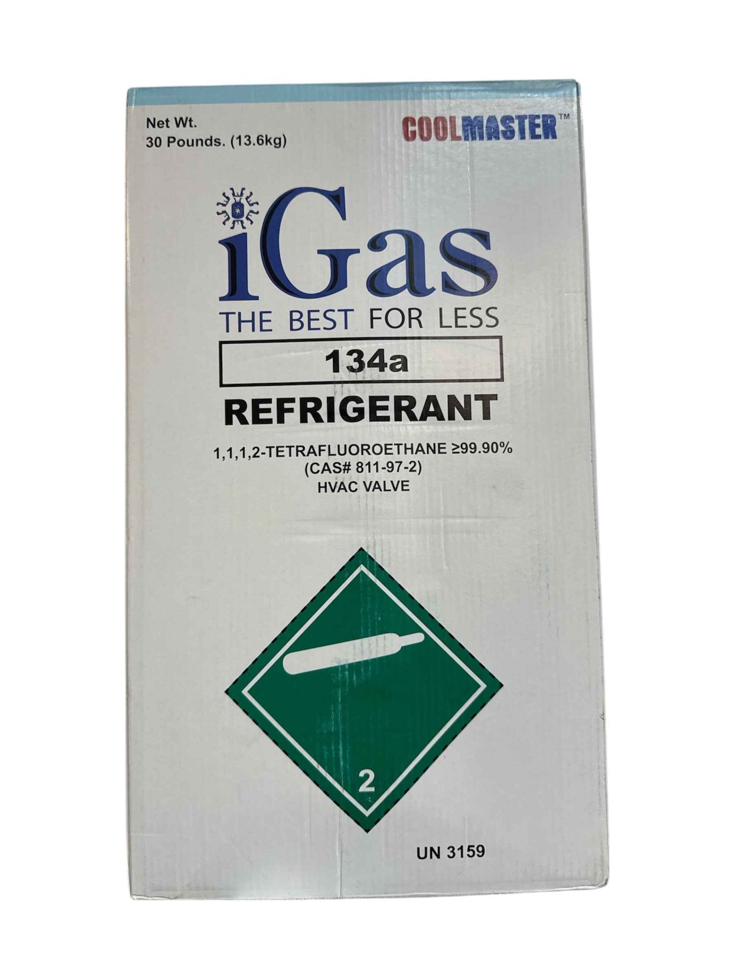 GAS REFRIGERANTE iGAS R-134A BOYA 13.6 KG