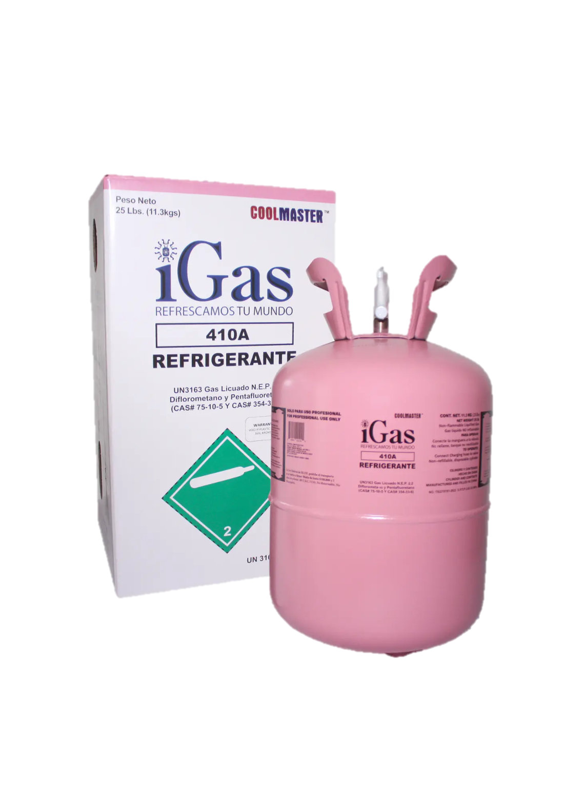 GAS REFRIGERANTE iGas R-410A BOYA 11.3 KG