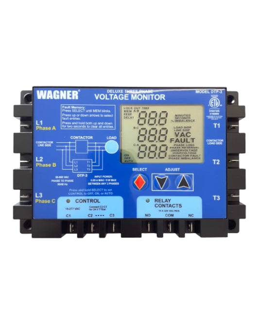 Protector de Fase y Voltaje Trifásico DTP-3 Wagner