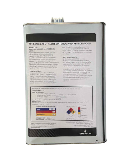 Aceite Poe Ultra 32-3MAF Copeland Galón 3.78L |Compresores de Refrigeración