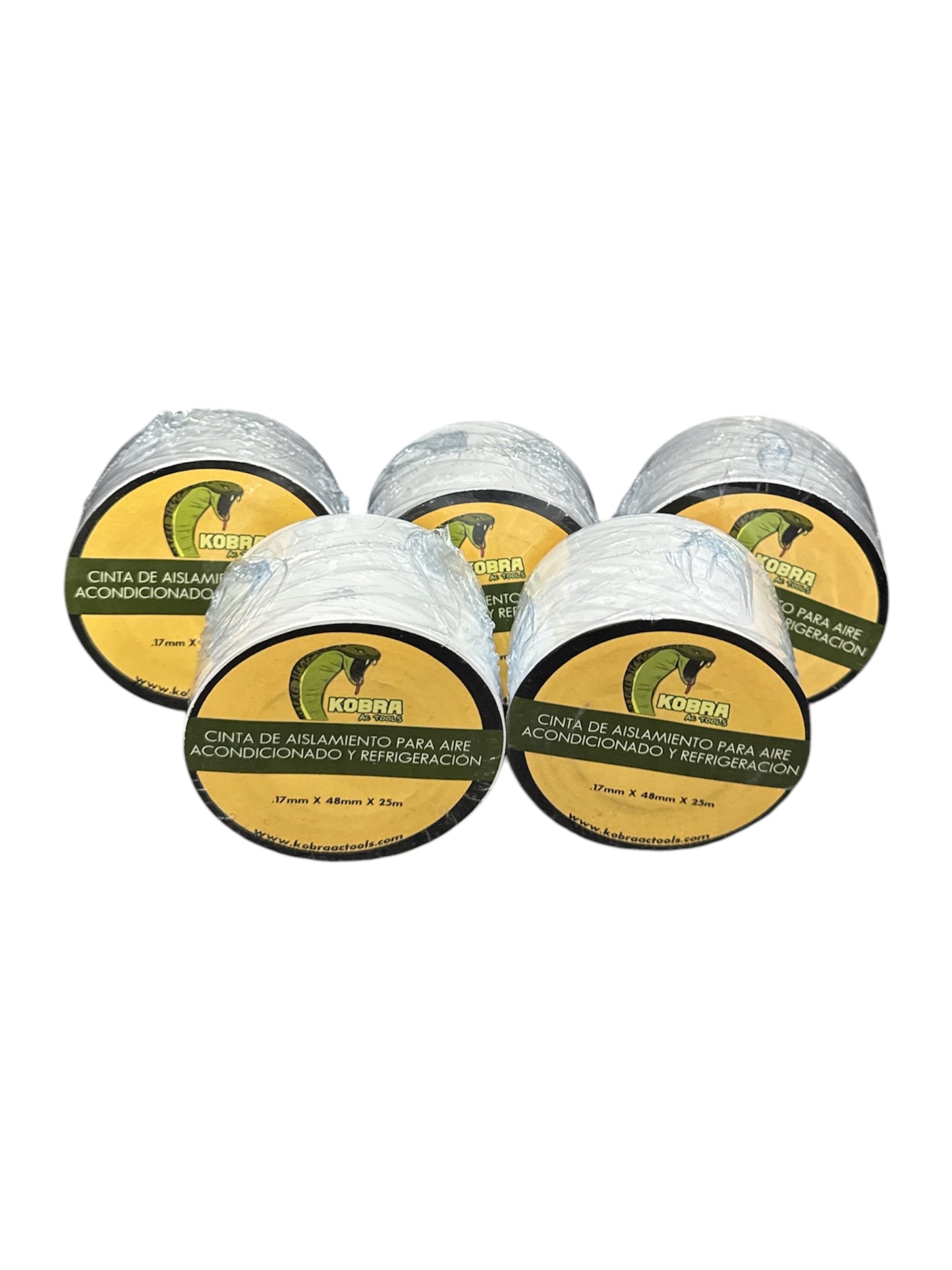 5 PACK CINTA MOMIA AISLANTE 25 MTS