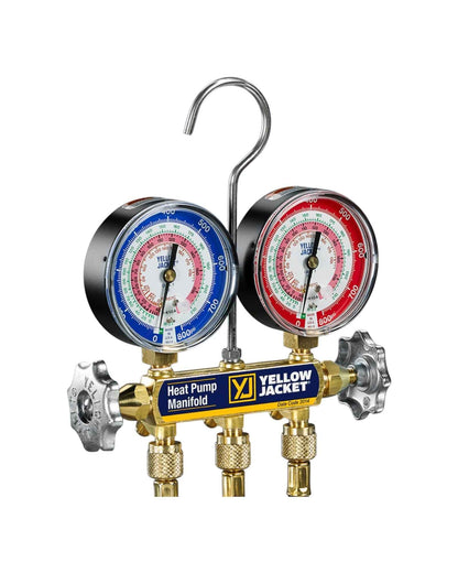 MANIFOLD HEAT PUMP PARA R22/410A/407C 42044 YELLOW JACKET 60"