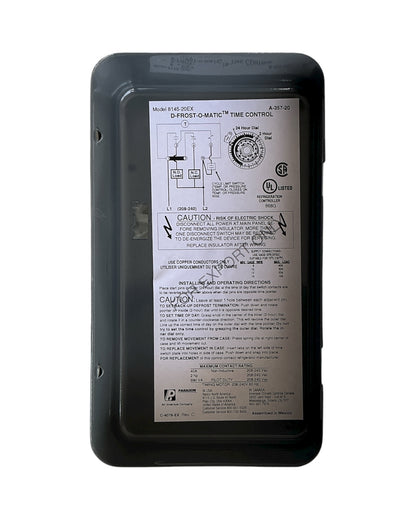 Reloj de Deshielo Paragon 8145-20EX 220V - Temporizador para Refrigeración Comercial