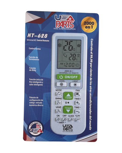 Control Remoto Universal 2000 Códigos - Aire Acondicionado