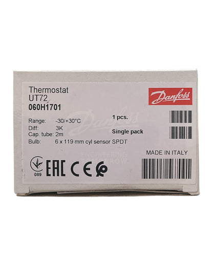 Termostato DANFOSS UT72  -30Cº a 30Cº 060H1701 - Refrigeración