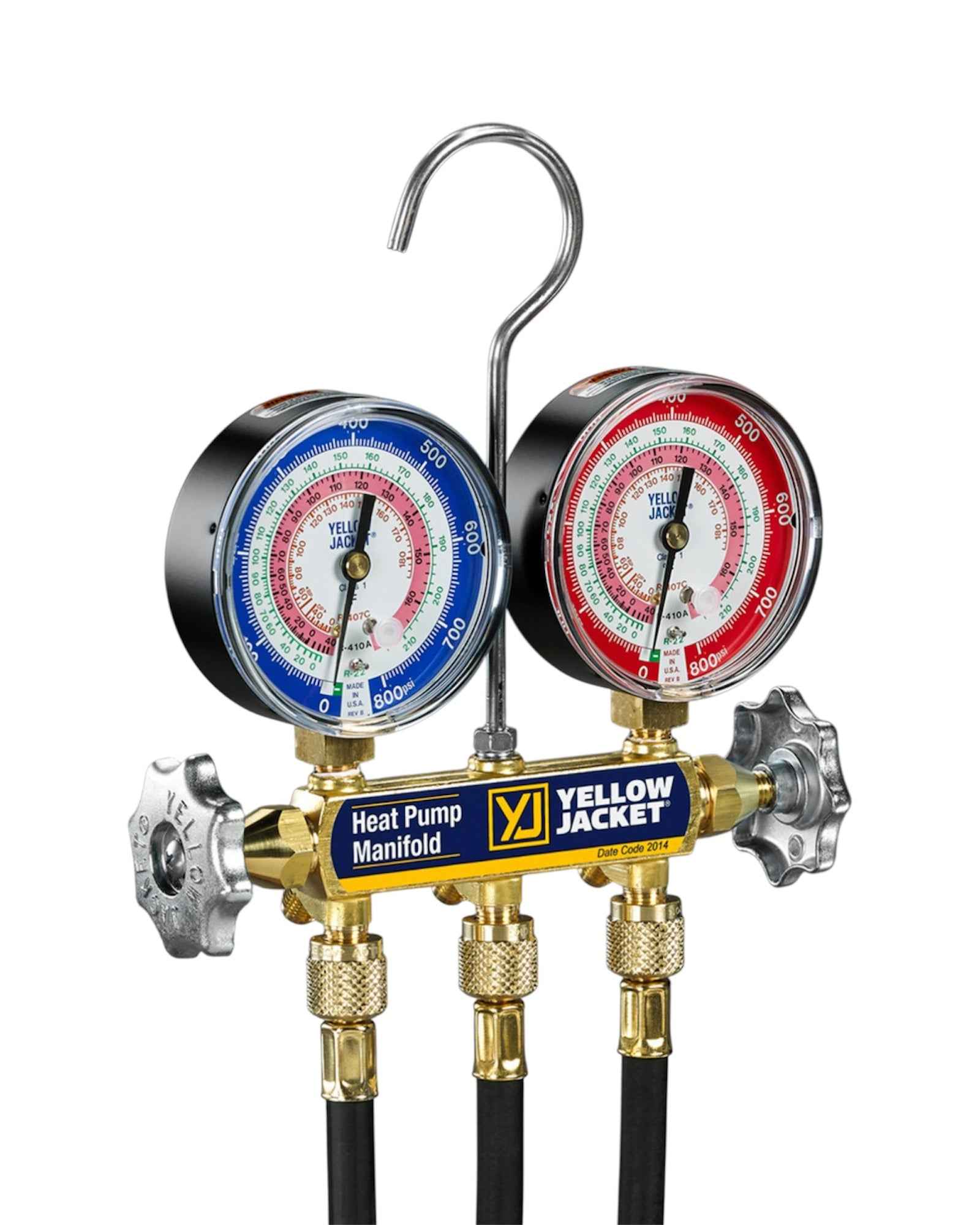 MANIFOLD HEAT PUMP PARA R22/410A/407C 42044 YELLOW JACKET 60"