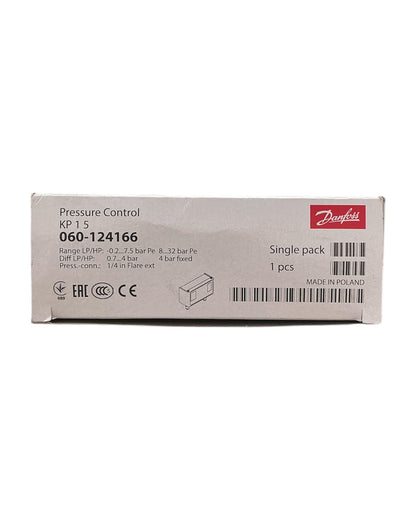 Presostato KP15 Danfoss 060-124166 - Control Presión HVAC Refrigeración