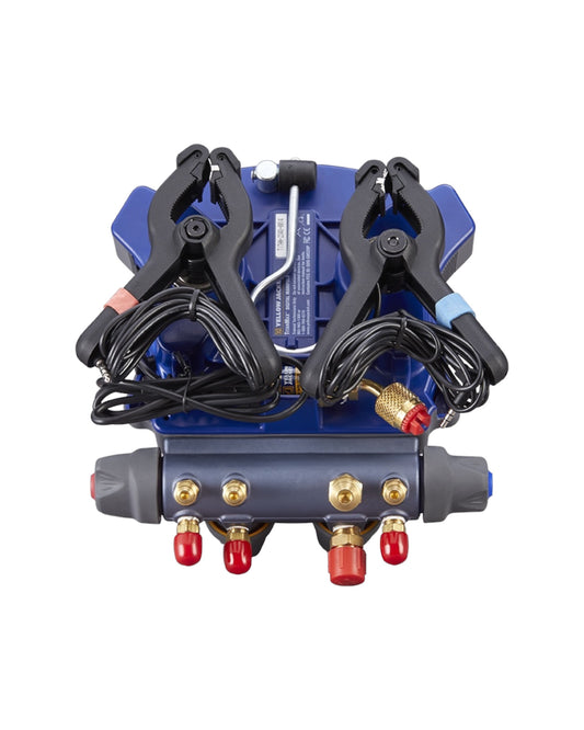 JUEGO DE MANIFOLD DIGITAL TITANMAX CON MOCHILA YELLOW JACKET 40880