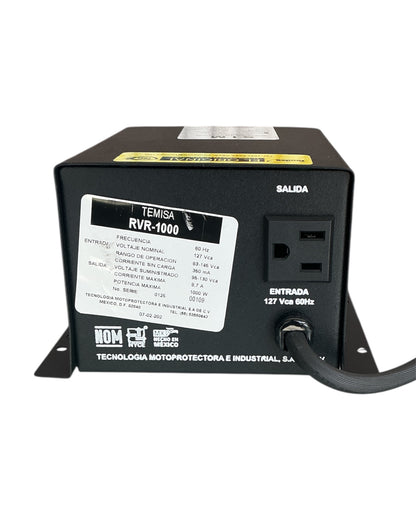 Regulador de Voltaje Temisa RVR-1000P | Protector Eléctrico para AC y Refrigeración