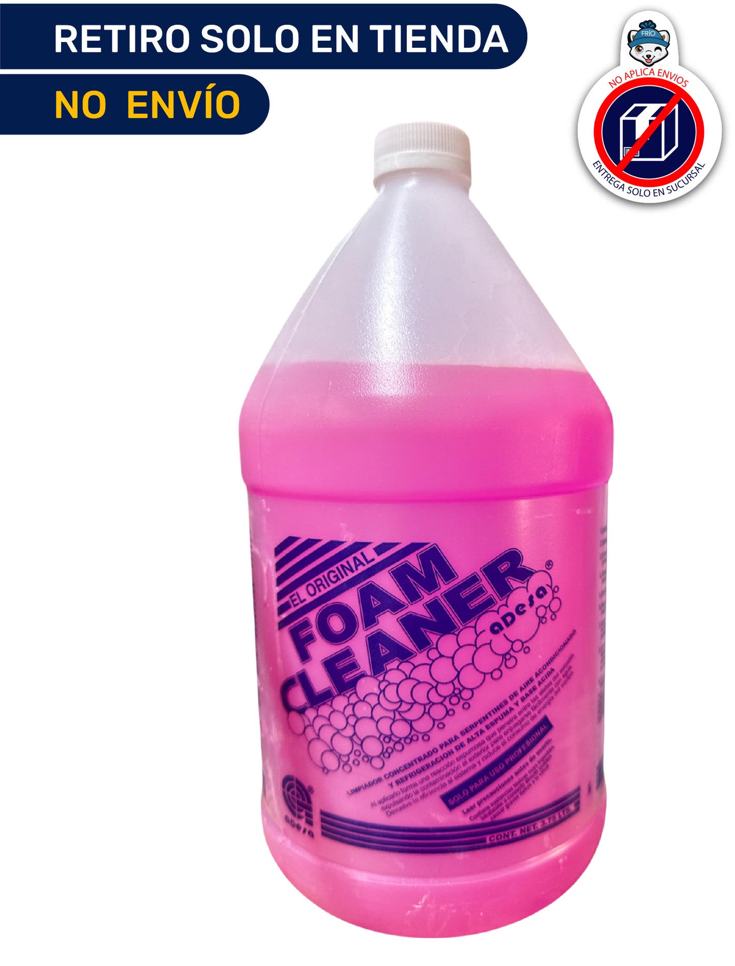 Foam Cleaner Limpiador 3.75L Galón ADESA - Serpentín