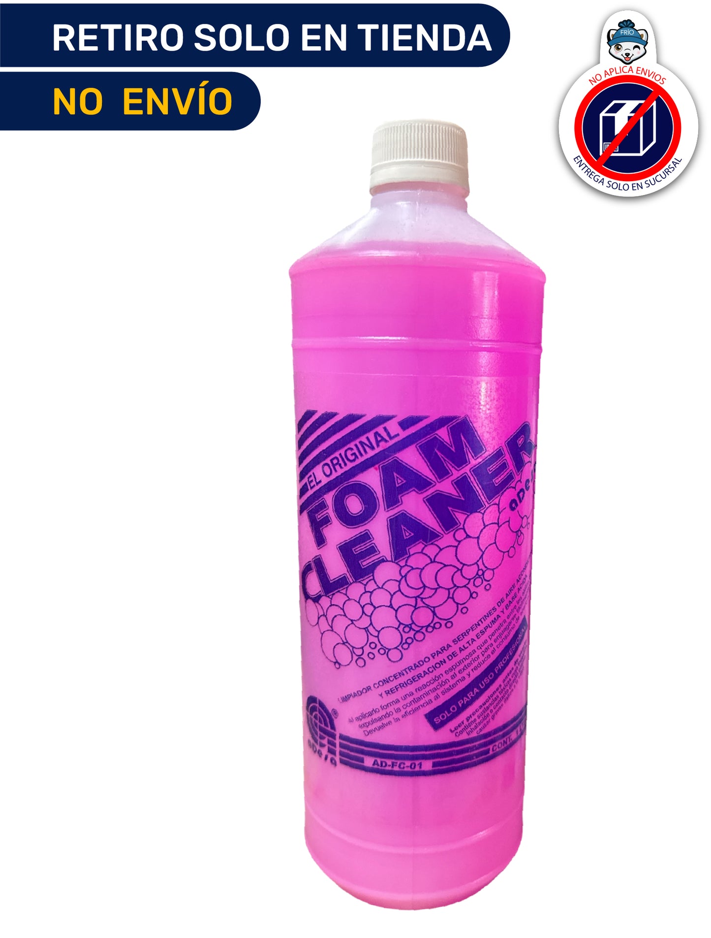 Foam Cleaner Limpiador 1L ADESA - Limpiador Serpentín