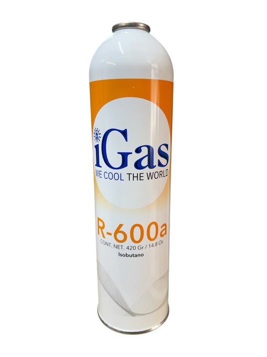 GAS REFRIGERANTE iGAS R-600A 420 G.